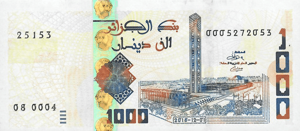 Money of 1000 DA